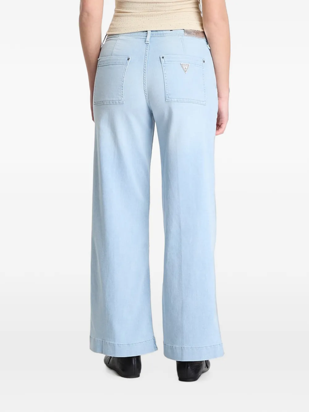 GUESS USA Jeans met wijde pijpen Blauw