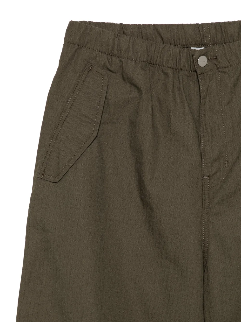 Carhartt WIP Fletcher elastische broek met logo-patch Groen