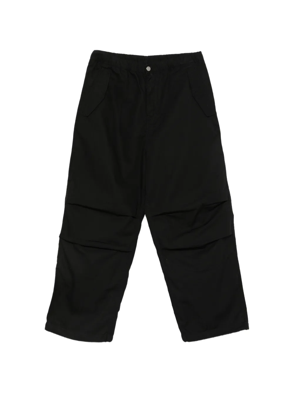 Carhartt WIP Fletcher elasticated-waist logo-patch trousers Zwart