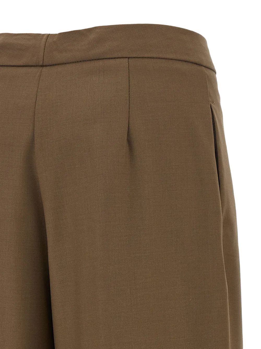 Nude High waist palazzo broek Bruin