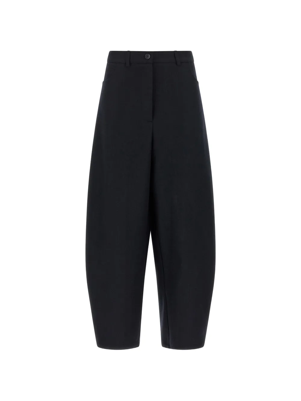 Nude tapered-leg trousers - Nero