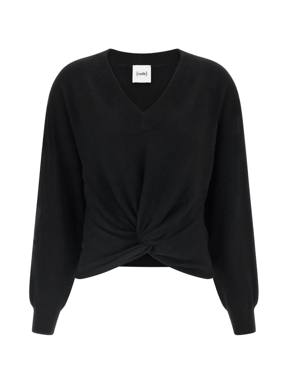 Nude knot-detail sweater - Nero