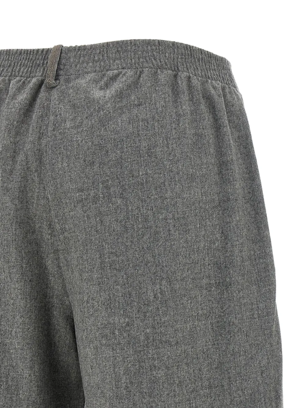 Fabiana Filippi Filo Diamante broek met wijde pijpen Grijs