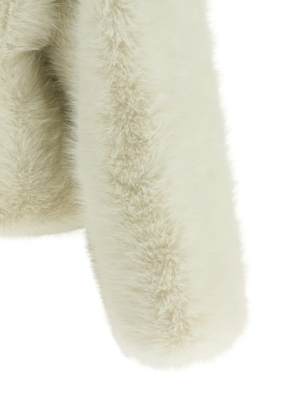 B&B COUTURE Carrie jack van imitatiebont Beige