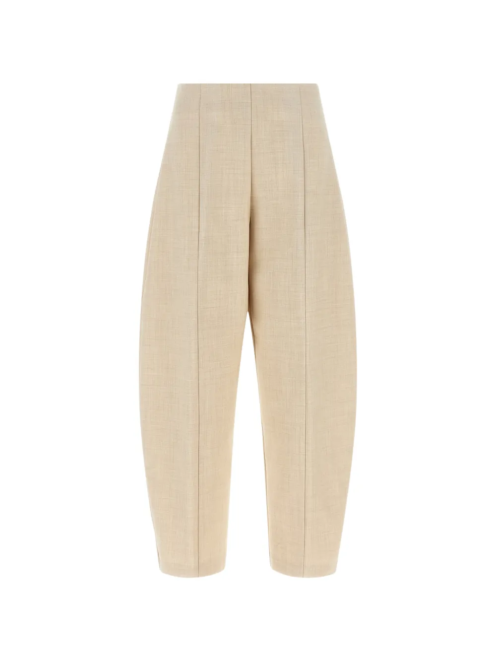 Nude tapered-leg trousers - Toni neutri