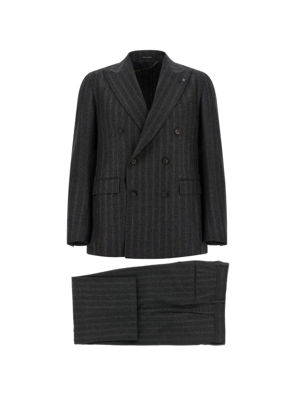 Tagliatore New York pinstripe double-breasted suit - Grigio