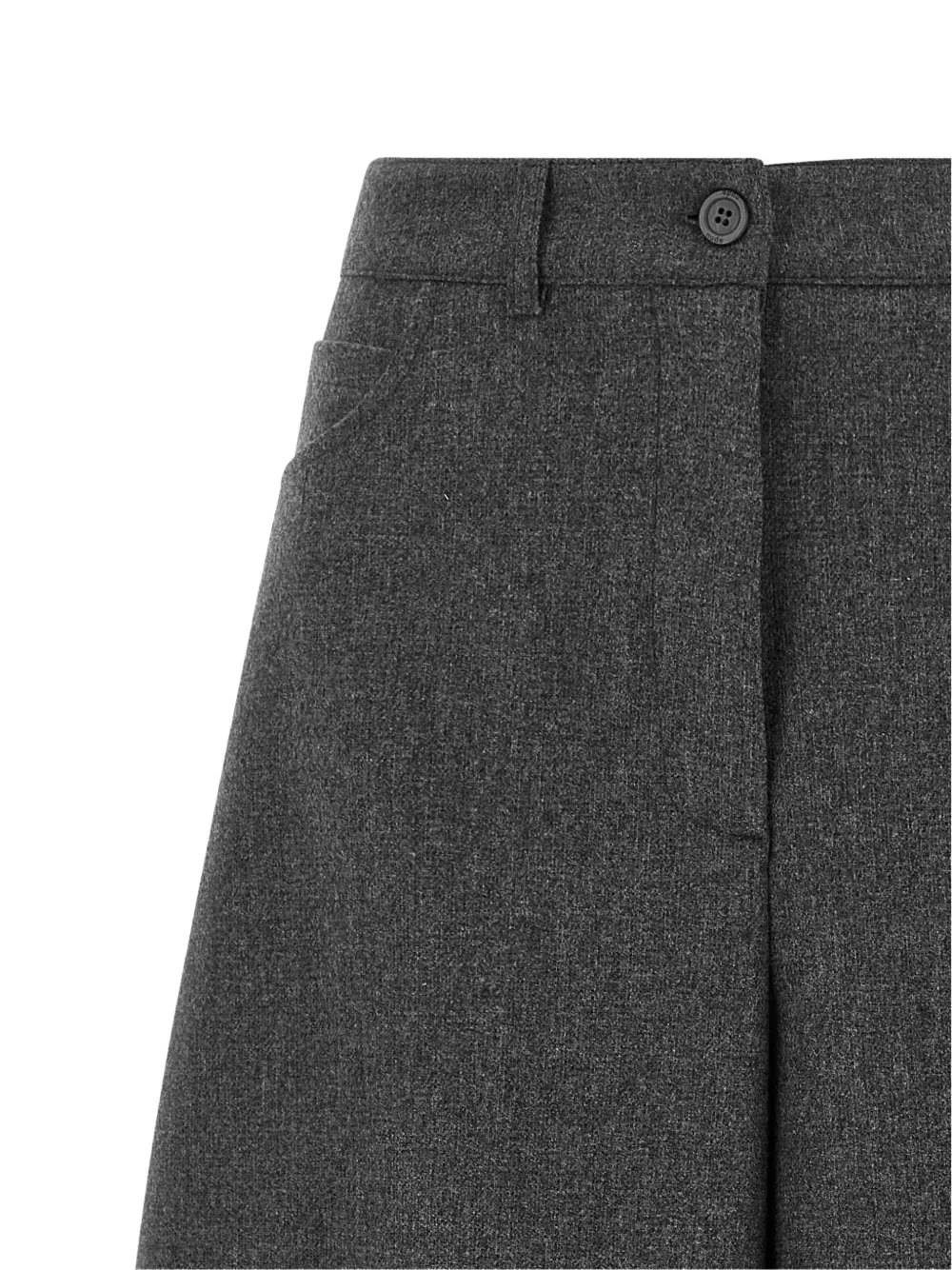 Nude Broek met barrelsilhouet Grijs