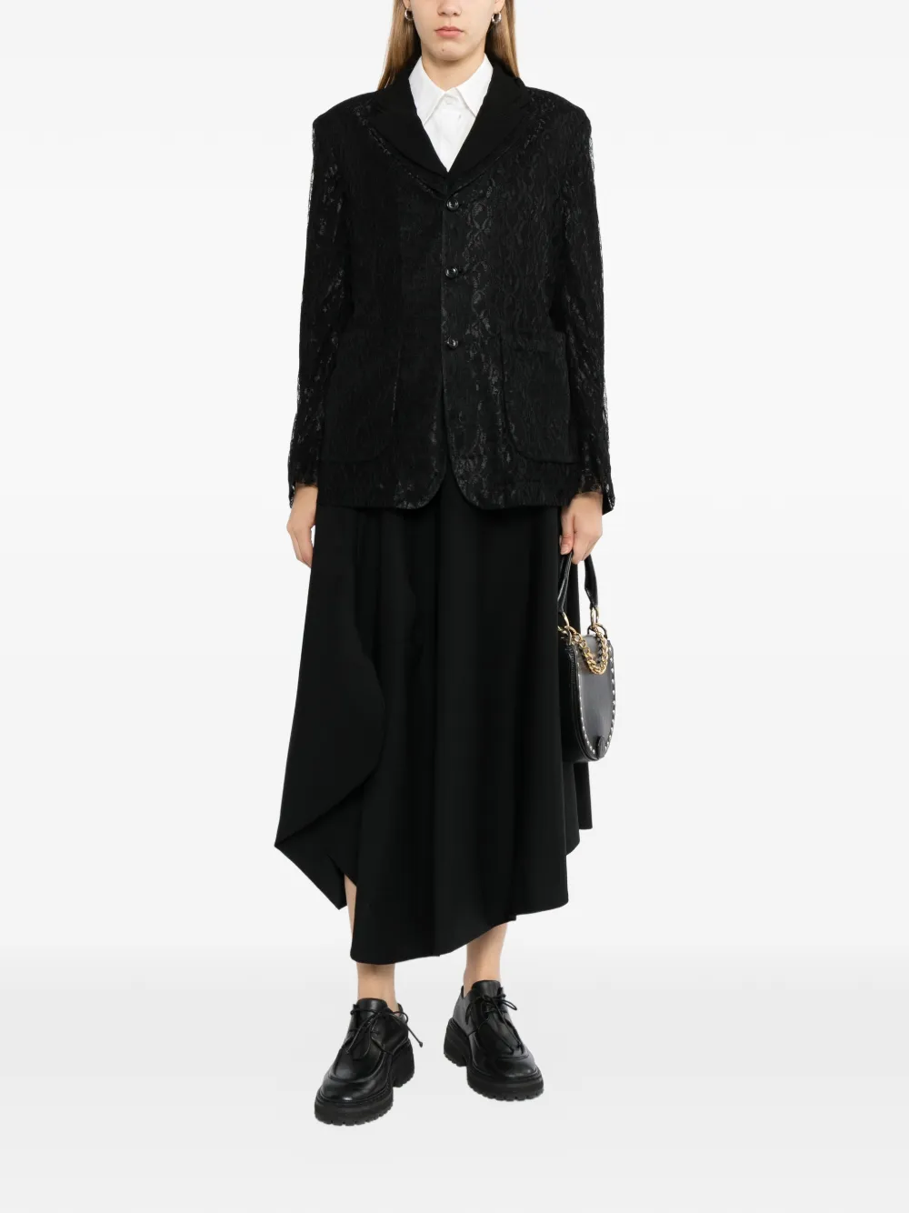 Comme Des Garçons Asymmetrische rok Zwart
