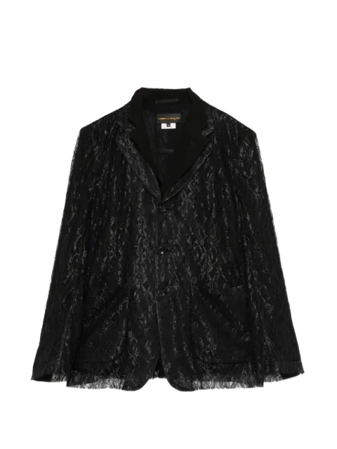 Comme Des Garçons Blazer mit Spitzen-Overlay