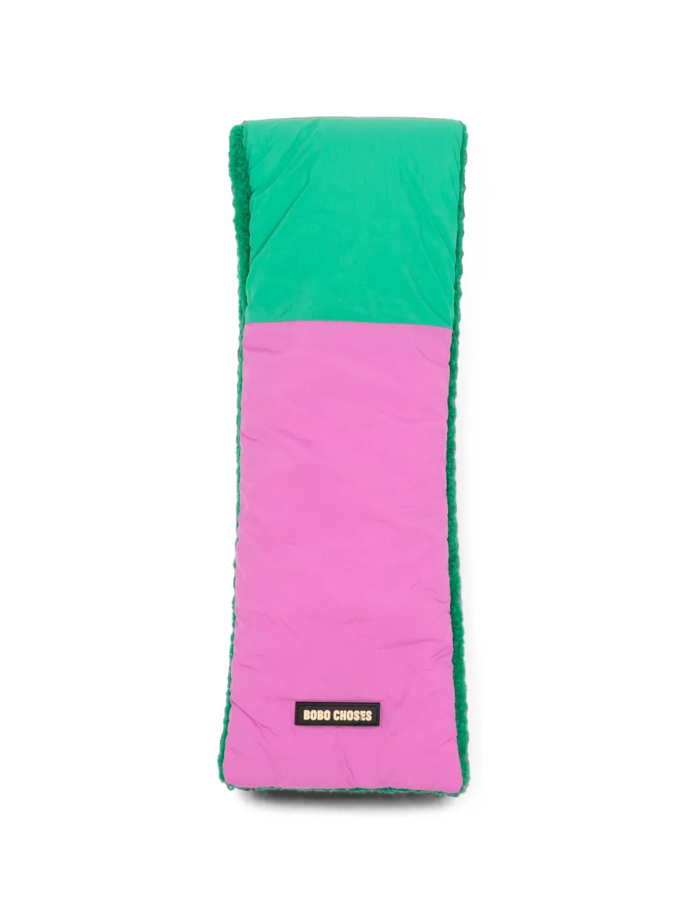 Bobo Choses padded fleece-lined scarf - Verde