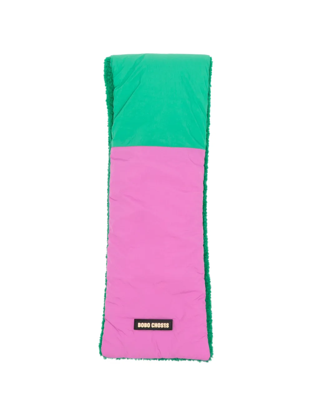 Bobo Choses padded fleece-lined scarf - Verde