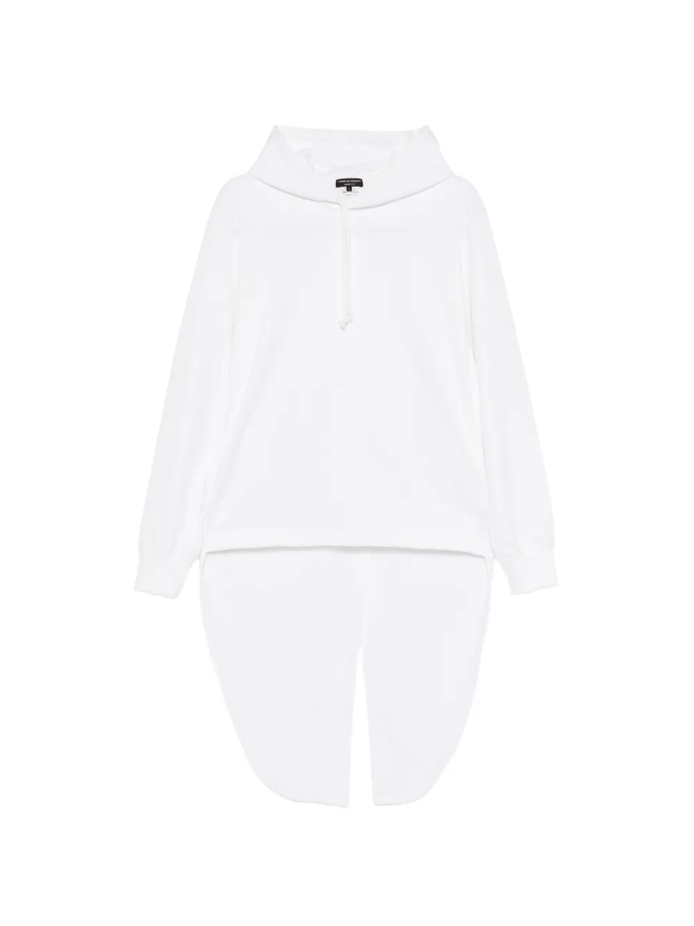 Comme Des Garçons asymmetric-hem hoodie