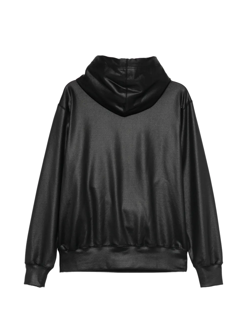 Comme Des Garçons Gecoate hoodie met trekkoord Zwart