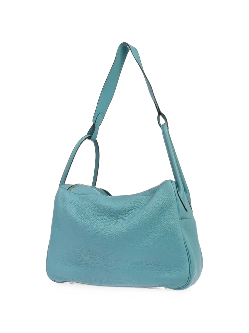 Hermès Pre-Owned 2015 34 Lindy Taurillon Clemence shoulder bag - Blu