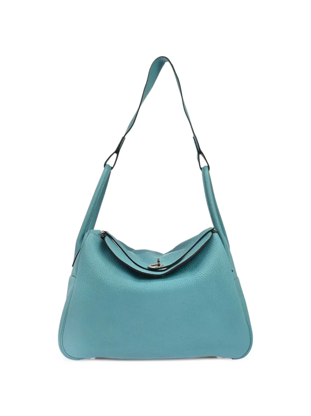 Hermès Pre-Owned 2015 Lindy Taurillon Clemence Schultertasche 34cm - Blau