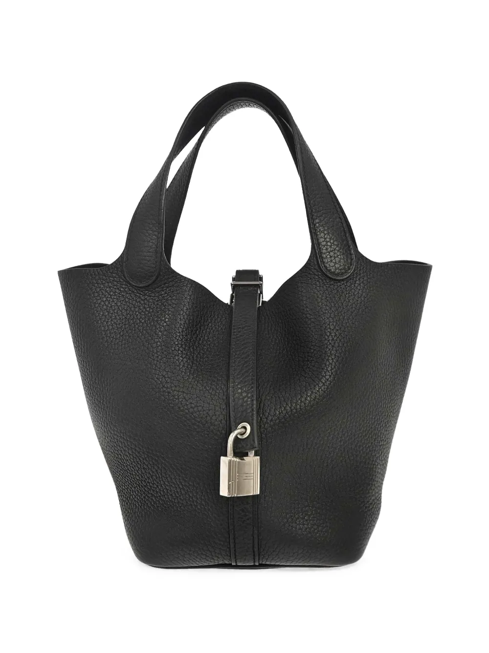 Hermès Pre-Owned 2016 18 Picotin Lock Taurillon Clemence tote bag - Nero