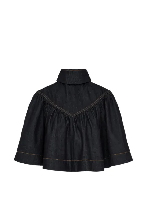 ZIMMERMANN button-detailed gathered top