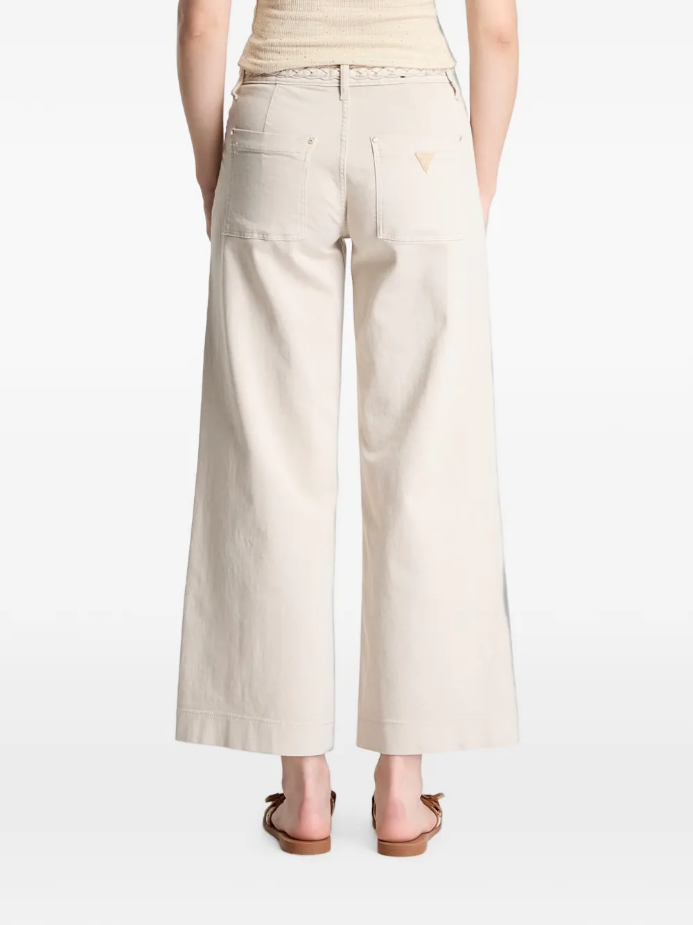 GUESS USA Cropped broek Beige