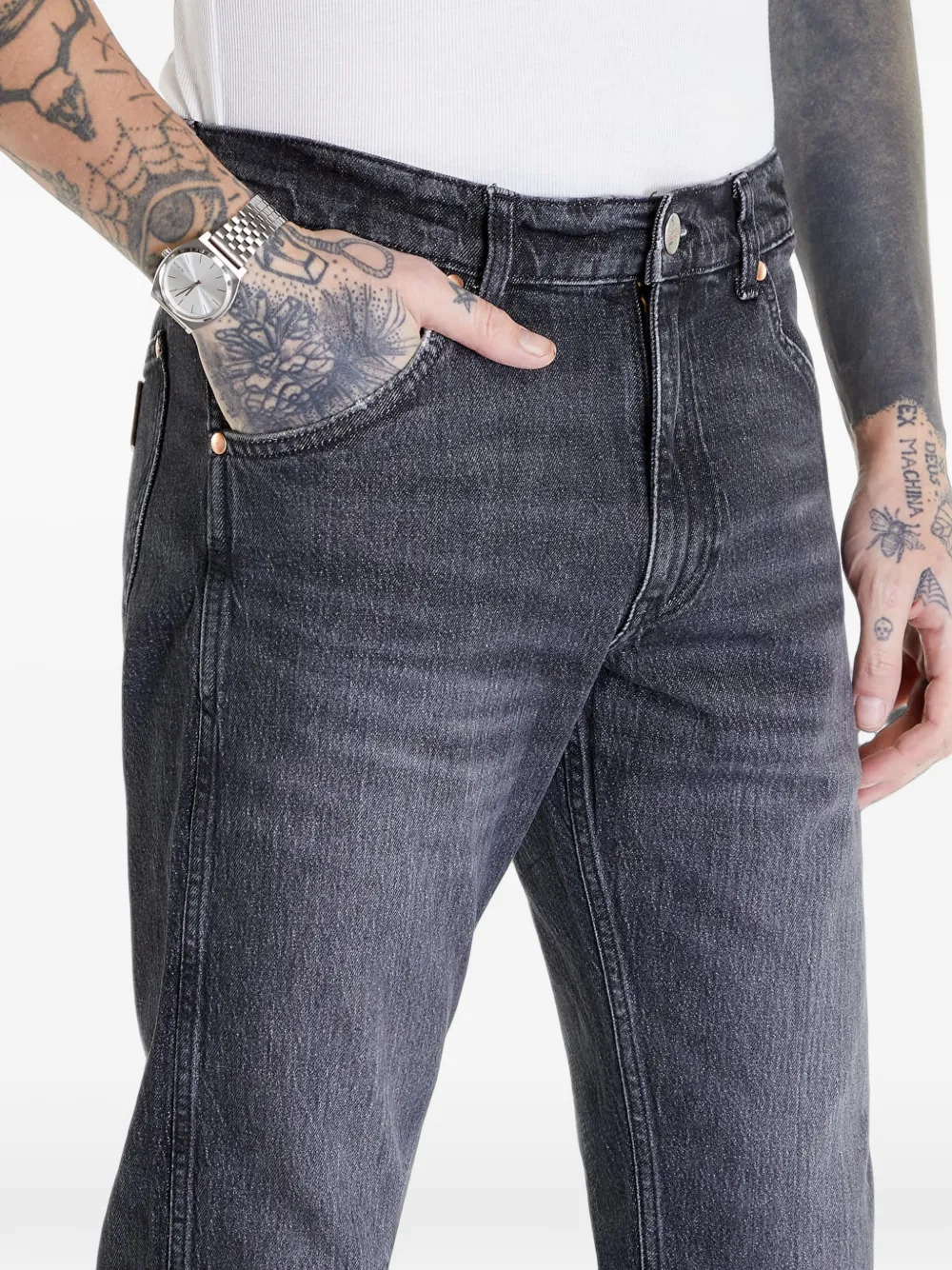 Wrangler Straight jeans Grijs