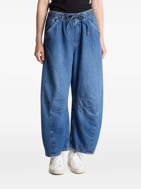 GAP drawstring barrel-leg jeans