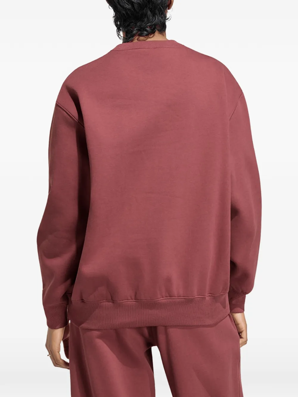 adidas Sweater met geborduurd logo Rood