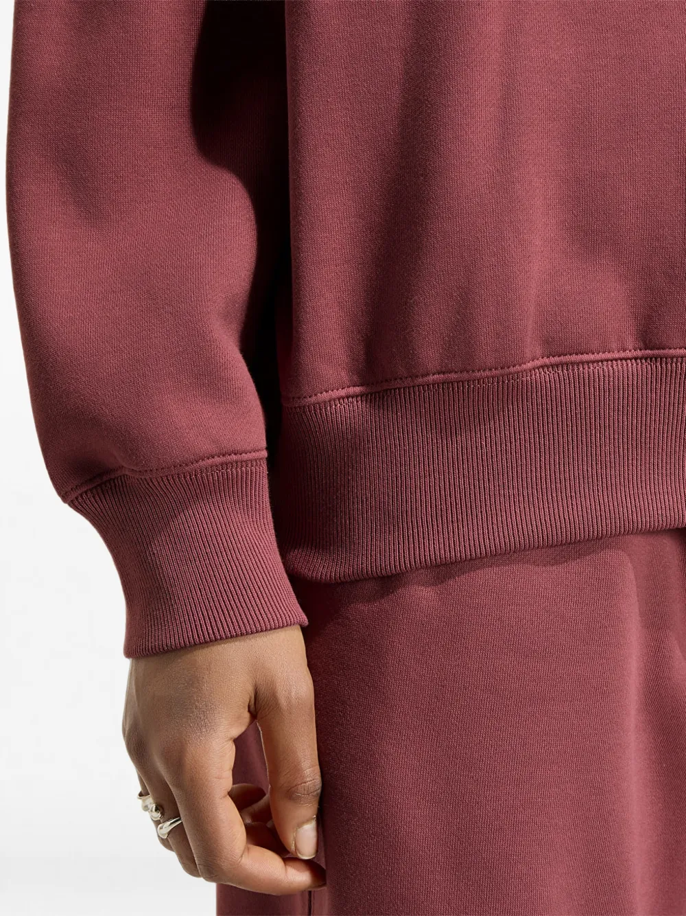 adidas Sweater met geborduurd logo Rood
