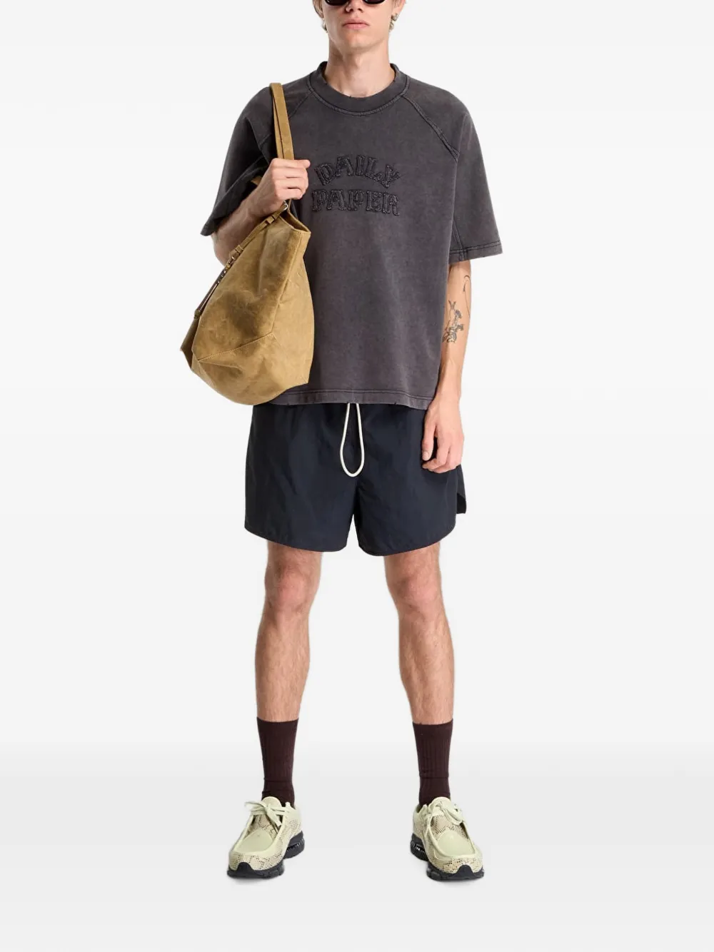 Daily Paper T-shirt met raglan mouwen Grijs