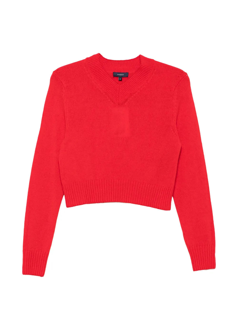 Soeur Jonas ribbed-knit V-neck sweater