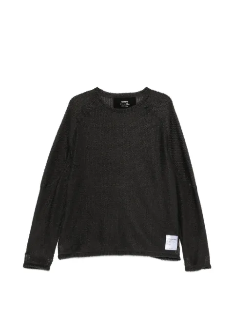 Satisfy waffle-knit raglan-sleeve sweater