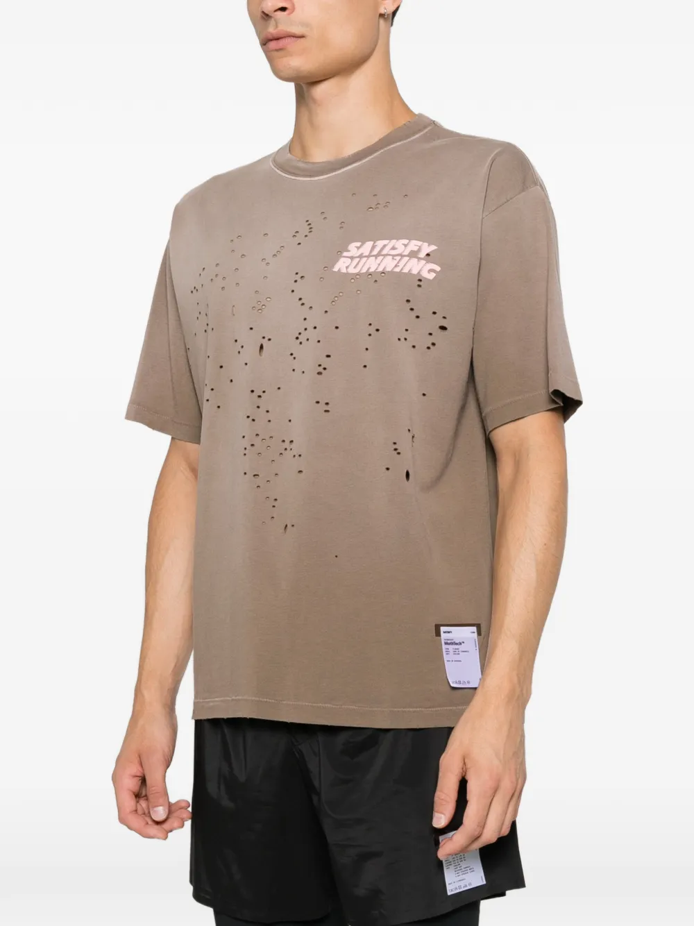 Satisfy Gerafeld T-shirt Bruin