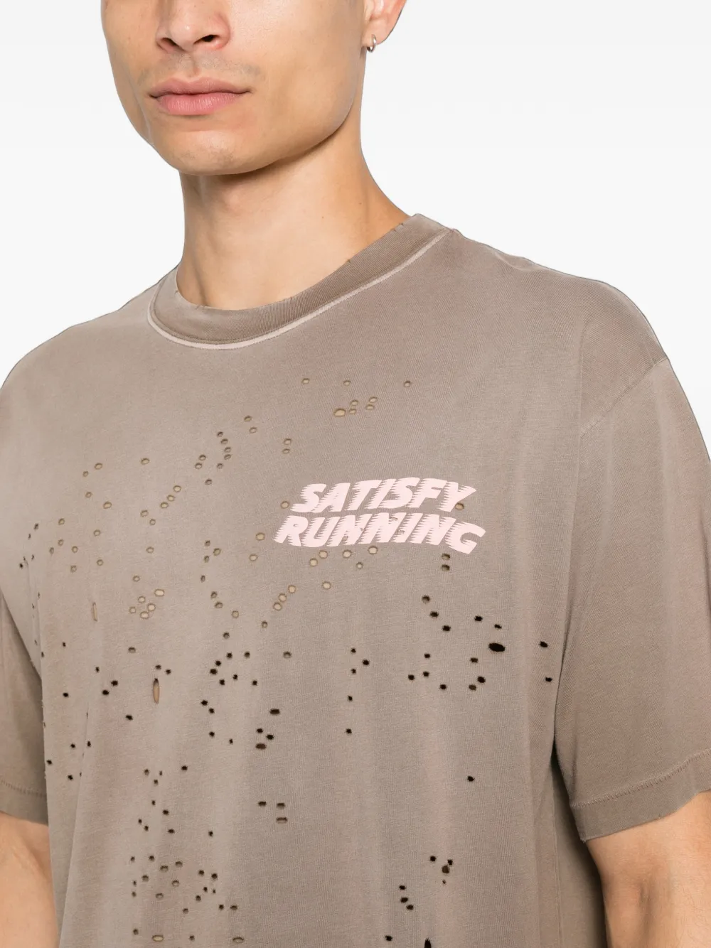 Satisfy Gerafeld T-shirt Bruin