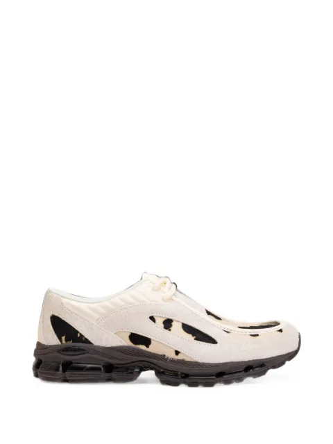 New Balance cow-print panelled sneakers
