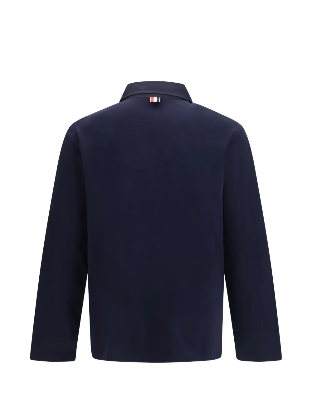 Thom Browne 4-Bar rugbyshirt met colourblocking Grijs