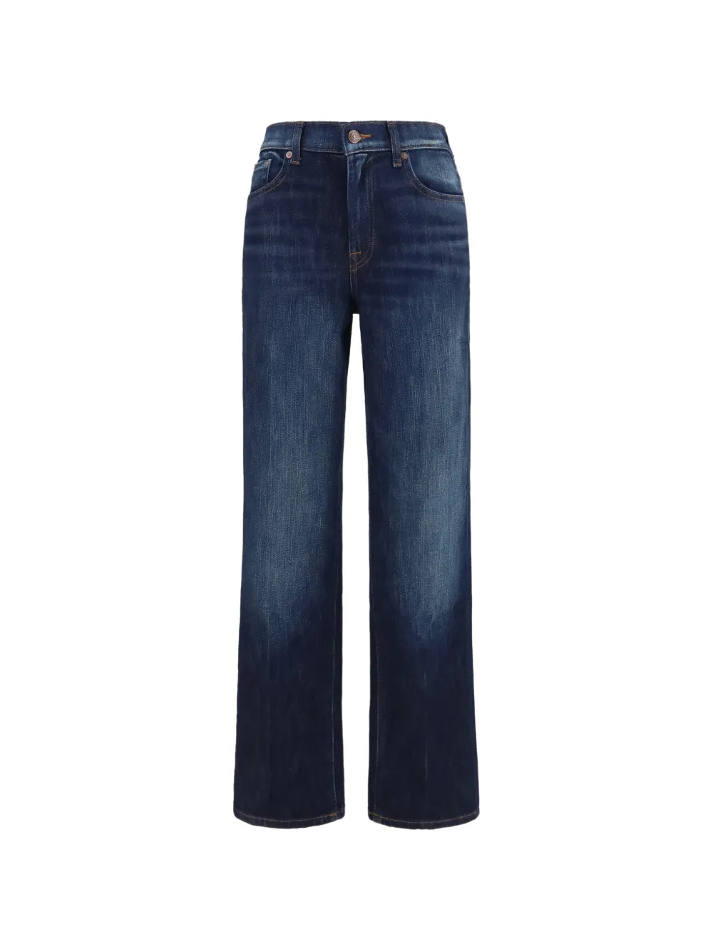 7 For All Mankind Stovepipe straight-leg jeans - Blu