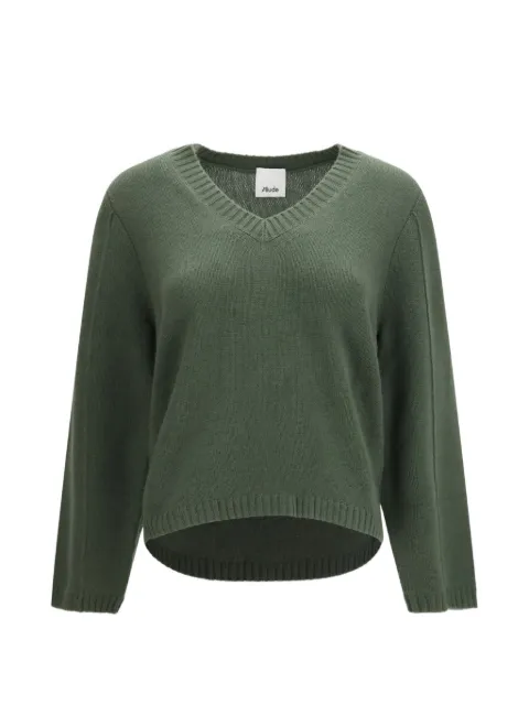 Allude V-neck cashmere sweater