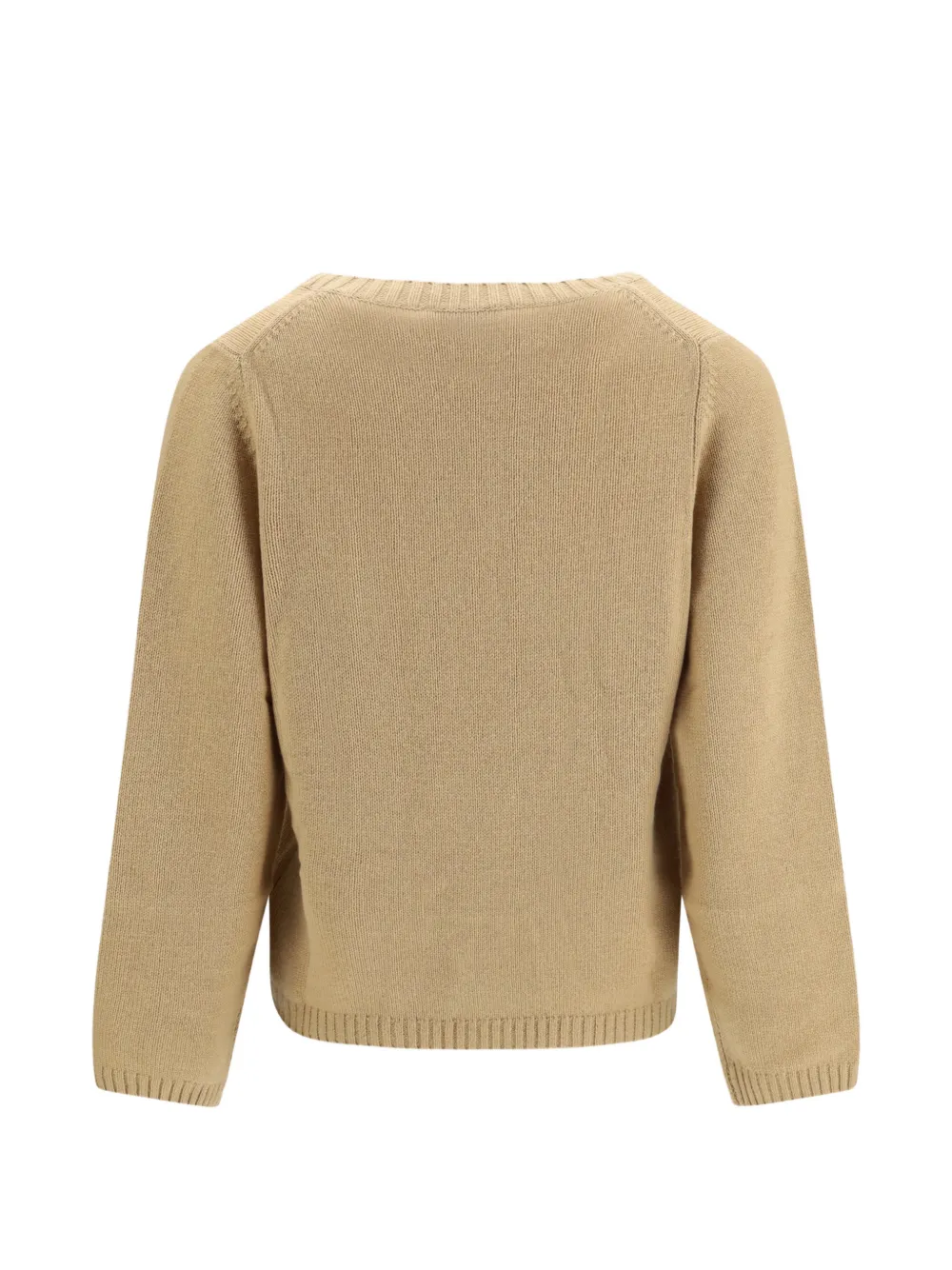 Allude Trui met V-hals Beige