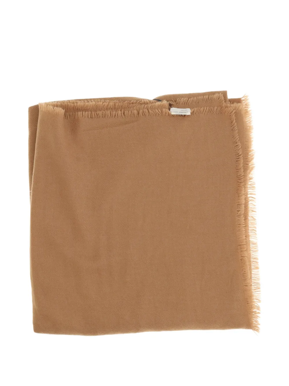 Destin frayed-edge scarf - Toni neutri