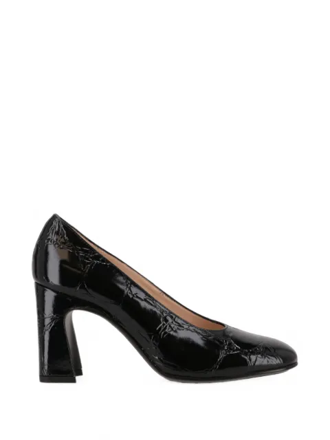 Tod's crinkled-effect leather pumps
