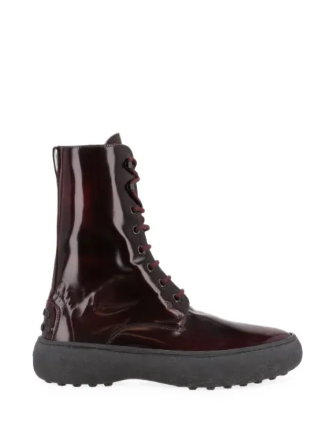 Tod's lace-up gomma boots