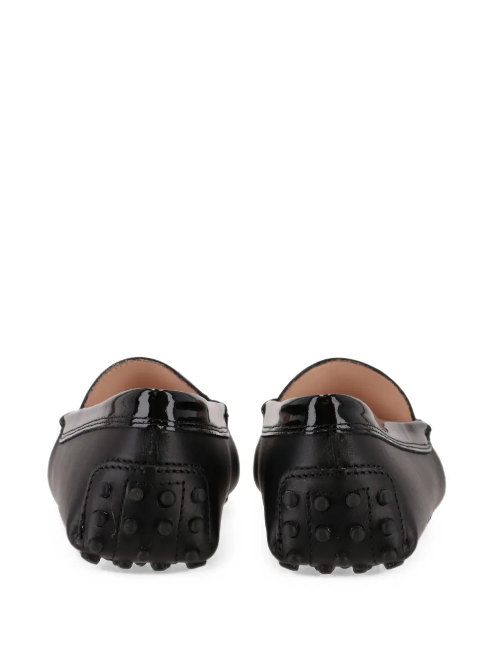 Tod's Gommino-sole leather loafers Zwart
