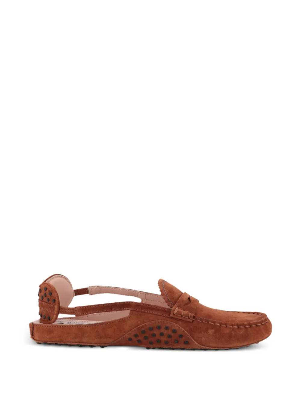 Tod's Gommino slingback loafers - Marrone