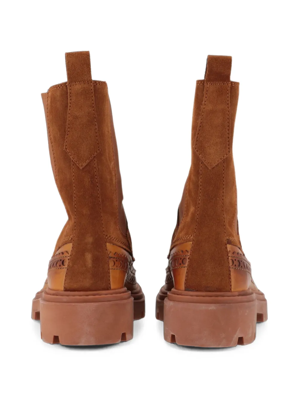 Tod's brogue-detail Chelsea boots Bruin