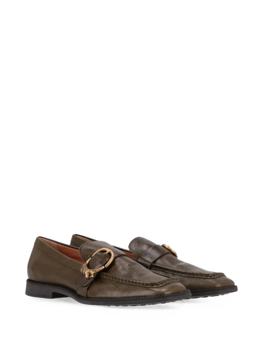 Tod's buckle-detail loafers Bruin