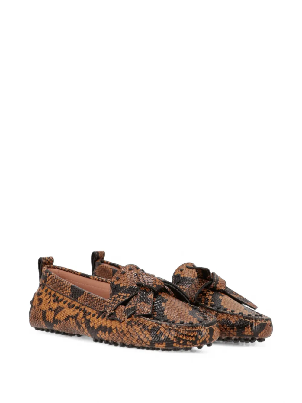 Tod's animal-print loafers Bruin
