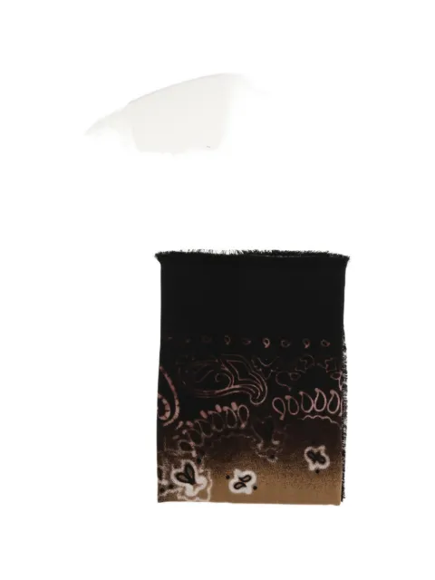 Destin paisley-print scarf