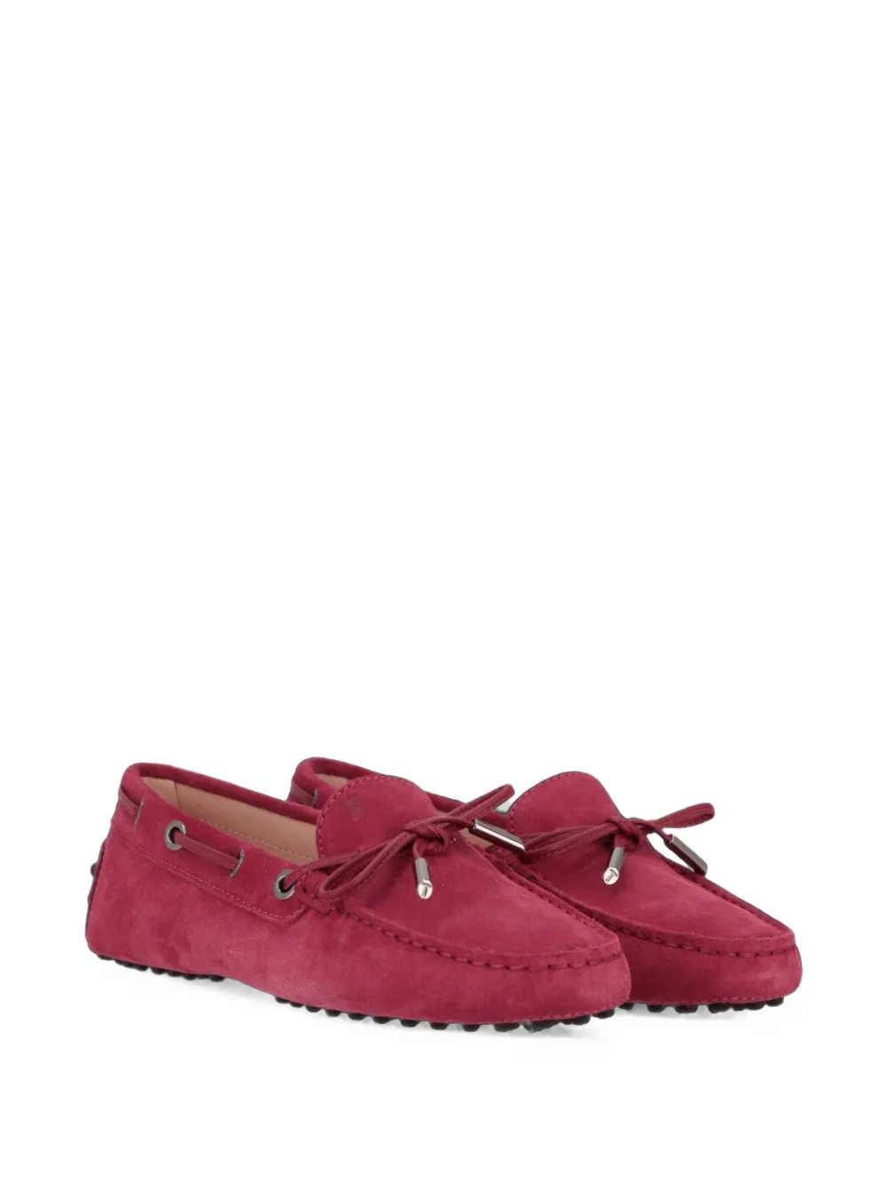 Tod's Gommino bow-detail loafers Rood