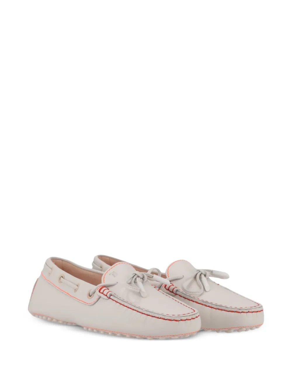 Tod's Gommino bow-detail loafers Beige