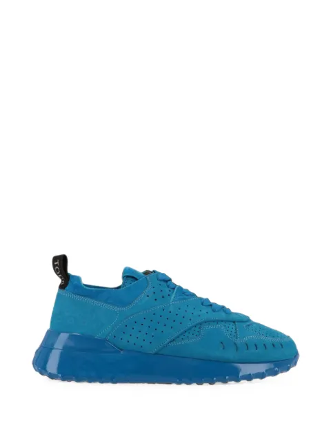 Tod's perforated-details lace-up panelled sneakers