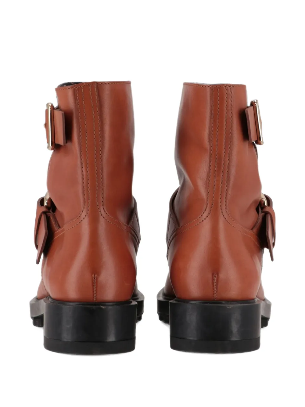 Tod's buckle-strap leather boots Bruin