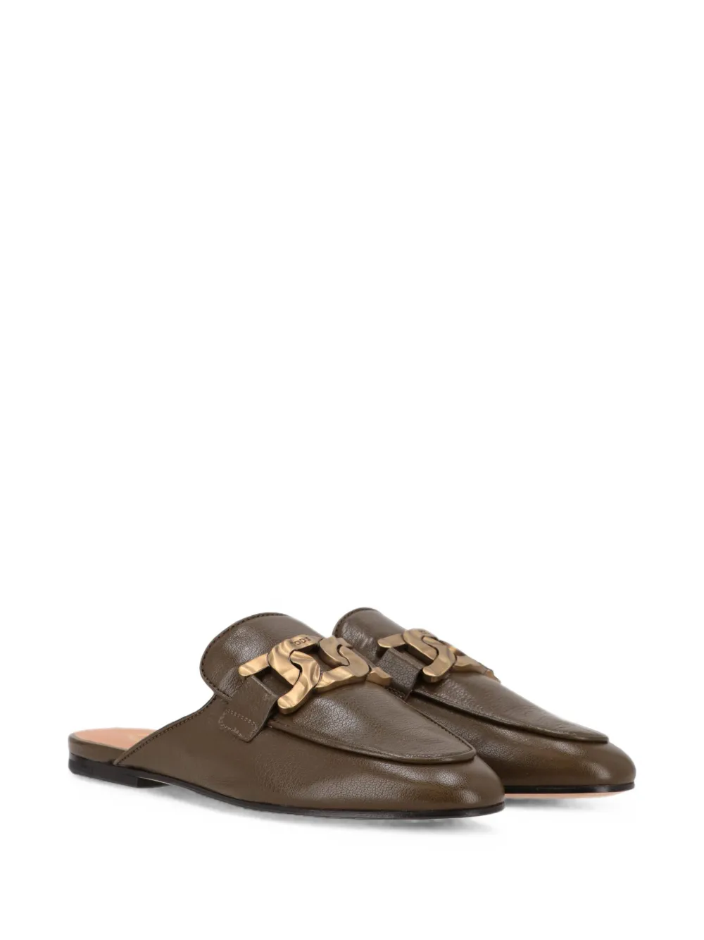 Tod's chain-link mules Groen